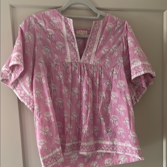 Marea Floral Lilac Blouse - Picture 2 of 5